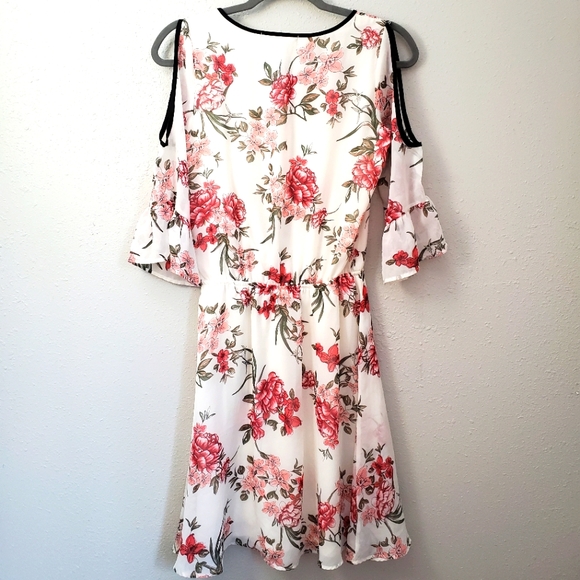 Cloud and Sky Floral Dress Peony Cherry Blossoms size small - Picture 1 of 5
